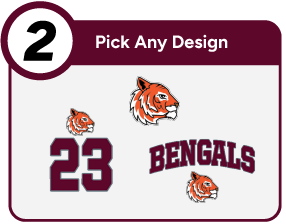 EDMUND BURKE SCHOOL BENGALS Customize It Banner - Step 2 Banner