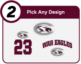 CHESTATEE HIGH SCHOOL WAR EAGLES Customize It Banner - Step 2 Banner