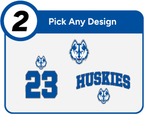 WESTBURY HIGH SCHOOL HUSKIES Customize It Banner - Step 2 Banner