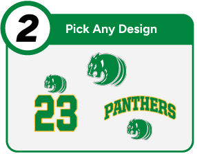 PENNFIELD HIGH SCHOOL PANTHERS Customize It Banner - Step 2 Banner