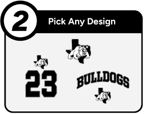 HOWE HIGH SCHOOL BULLDOGS Customize It Banner - Step 2 Banner