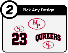 NEW PHILADELPHIA HIGH SCHOOL QUAKERS Customize It Banner - Step 2 Banner