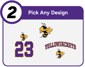 NEW ATHENS COMMUNITY HIGH SCHOOL YELLOWJACKETS Customize It Banner - Step 2 Banner