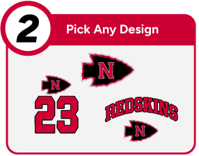 NOKOMIS HIGH SCHOOL REDSKINS Customize It Banner - Step 2 Banner