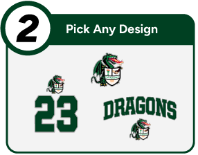 ALLDERDICE HIGH SCHOOL DRAGONS Customize It Banner - Step 2 Banner