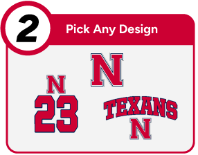 NORTHWEST HIGH SCHOOL TEXANS Customize It Banner - Step 2 Banner