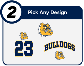 OLMSTED FALLS HIGH SCHOOL BULLDOGS Customize It Banner - Step 2 Banner