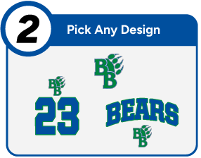 The Blake School BEARS ONLINE STORE Customize It Banner - Step 2 Banner