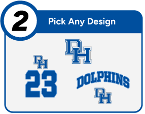 DANA HILLS HIGH SCHOOL DOLPHINS Customize It Banner - Step 2 Banner