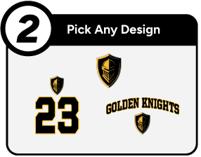 NANUET HIGH SCHOOL GOLDEN KNIGHTS Customize It Banner - Step 2 Banner