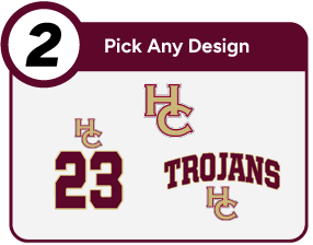HARNETT CENTRAL HIGH SCHOOL TROJANS Customize It Banner - Step 2 Banner