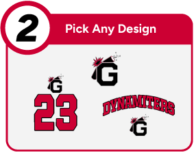 GLENDALE HIGH SCHOOL DYNAMITERS Customize It Banner - Step 2 Banner