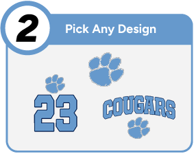 ALL SAINTS CATHOLIC HIGH SCHOOL COUGARS Customize It Banner - Step 2 Banner
