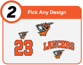 LINCOLNWOOD HIGH SCHOOL LANCERS Customize It Banner - Step 2 Banner