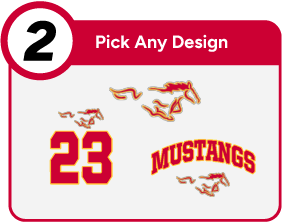 CORONADO HIGH SCHOOL MUSTANGS Customize It Banner - Step 2 Banner