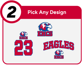 EAGLE HEIGHTS CHRISTIAN HIGH SCHOOL EAGLES Customize It Banner - Step 2 Banner