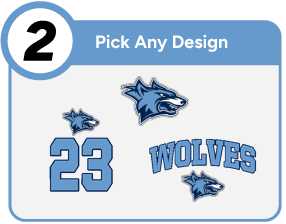 NEWSOME HIGH SCHOOL WOLVES Customize It Banner - Step 2 Banner
