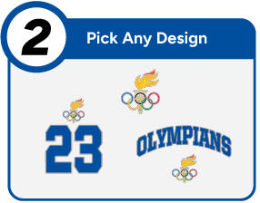 LEUZINGER HIGH SCHOOL OLYMPIANS Customize It Banner - Step 2 Banner