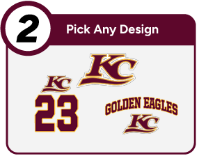 KENNEDY CATHOLIC HIGH SCHOOL GOLDEN EAGLES Customize It Banner - Step 2 Banner