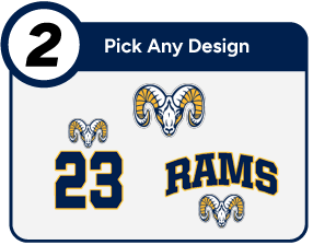 MILLIKAN HIGH SCHOOL RAMS Customize It Banner - Step 2 Banner