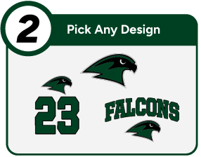 STALEY HIGH SCHOOL FALCONS Customize It Banner - Step 2 Banner