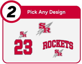 SLIPPERY ROCK HIGH SCHOOL ROCKETS Customize It Banner - Step 2 Banner