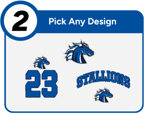 NORTH MESQUITE HIGH SCHOOL STALLIONS Customize It Banner - Step 2 Banner