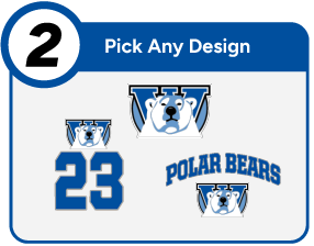 CALVIN M WOODWARD HIGH SCHOOL POLAR BEARS Customize It Banner - Step 2 Banner