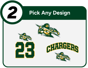 LIBERTY HIGH SCHOOL Chargers Online Store Customize It Banner - Step 2 Banner