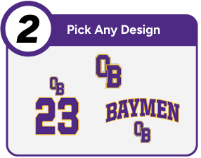 OYSTER BAY-EAST NORWICH HIGH SCH BAYMEN Customize It Banner - Step 2 Banner