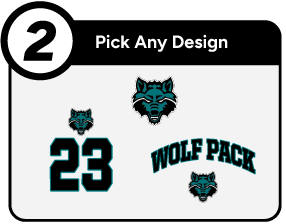 WEST PORT HIGH SCHOOL WOLF PACK Customize It Banner - Step 2 Banner