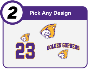 PAVILION HIGH SCHOOL GOLDEN GOPHERS Customize It Banner - Step 2 Banner