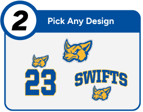 NAZARETH HIGH SCHOOL SWIFTS Customize It Banner - Step 2 Banner