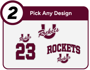 UNITY HIGH SCHOOL ROCKETS Customize It Banner - Step 2 Banner