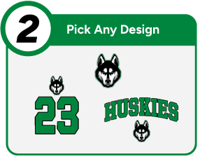 HILLCREST HIGH SCHOOL HUSKIES Customize It Banner - Step 2 Banner
