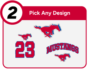NIXON-SMILEY HIGH SCHOOL MUSTANGS Customize It Banner - Step 2 Banner
