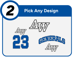 ANTHONY WAYNE HIGH SCHOOL GENERALS Customize It Banner - Step 2 Banner