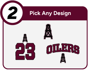 PEARLAND HIGH SCHOOL OILERS Customize It Banner - Step 2 Banner