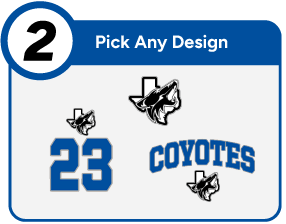 RICHLAND SPRINGS HIGH SCHOOL COYOTES Customize It Banner - Step 2 Banner