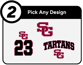 SCOTIA GLENVILLE HIGH SCHOOL TARTANS Customize It Banner - Step 2 Banner