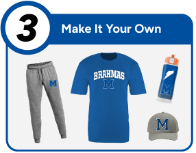 DOUGLAS MACARTHUR HIGH SCHOOL BRAHMAS Customize It Banner - Step 3 Banner