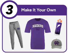 CEDAR RIDGE HIGH SCHOOL RAIDERS Customize It Banner - Step 3 Banner