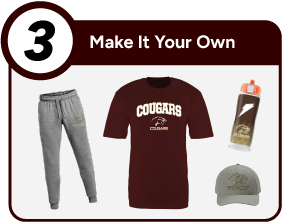 CROCKETT HIGH SCHOOL COUGARS Customize It Banner - Step 3 Banner