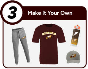 H D JACOBS HIGH SCHOOL GOLDEN EAGLES Customize It Banner - Step 3 Banner
