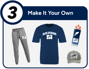 MAGNIFICAT Blue Streaks Customize It Banner - Step 3 Banner