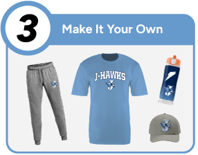 JEFFERSON SENIOR HIGH SCHOOL J-HAWKS Customize It Banner - Step 3 Banner
