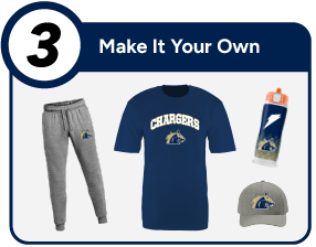 BENJAMIN FRANKLIN HIGH SCHOOL CHARGERS Customize It Banner - Step 3 Banner