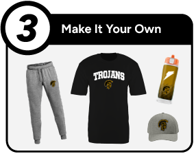 CARROLLTON HIGH SCHOOL TROJANS Customize It Banner - Step 3 Banner