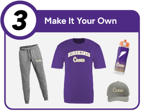 CARTERSVILLE HIGH SCHOOL HURRICANES Customize It Banner - Step 3 Banner