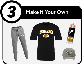 FORT MEADE HIGH SCHOOL MINERS Customize It Banner - Step 3 Banner